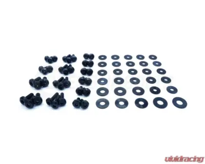 Dress Up Bolts Stage 1 Titanium Hardware Engine Bay Kit BMW F80 M3 2014-2018 - BMW-017-Ti-BLK