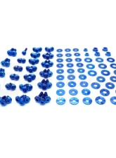Dress Up Bolts Stage 2 Titanium Hardware Engine Bay Kit BMW F80 M3 2014-2018                                     - BMW-018-Ti-BLU - Image 6