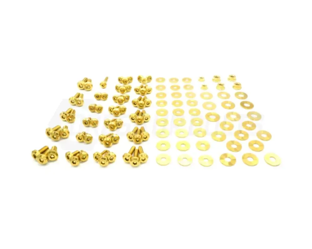 Dress Up Bolts Stage 2 Titanium Hardware Engine Bay Kit BMW F80 M3 2014-2018 - BMW-018-Ti-GLD