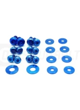 Dress Up Bolts Titanium Hardware Upper Fender Kit BMW F80 M3 2014-2018                                     - BMW-019-Ti-BLU - Image 2