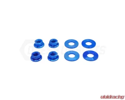 Dress Up Bolts Titanium Hardware Hood Kit BMW F80 M3 2014-2018 - BMW-020-Ti-BLU