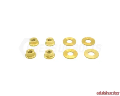 Dress Up Bolts Titanium Hardware Hood Kit BMW F80 M3 2014-2018 - BMW-020-Ti-GLD