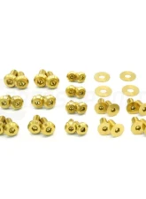 Dress Up Bolts Titanium Hardware Door Kit BMW F80 M3 2014-2018                                     - BMW-021-Ti-GLD - Image 3