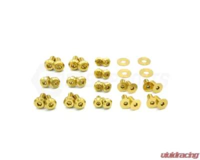 Dress Up Bolts Titanium Hardware Door Kit BMW F80 M3 2014-2018 - BMW-021-Ti-GLD