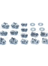 Dress Up Bolts Titanium Hardware Door Kit BMW F80 M3 2014-2018                                     - BMW-021-Ti-POL - Image 3