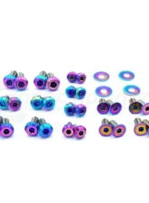 Dress Up Bolts Titanium Hardware Door Kit BMW F80 M3 2014-2018                                     - BMW-021-Ti-TB - Image 3