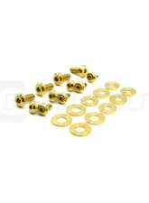 Dress Up Bolts Titanium Hardware Hood Kit BMW E46 M3 2000-2006                                     - BMW-024-Ti-POL - Image 2