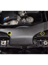 Dress Up Bolts Titanium Hardware Air Intake Scoop Kit BMW E46 M3 2000-2006                                     - BMW-025-Ti-BLK - Image 4