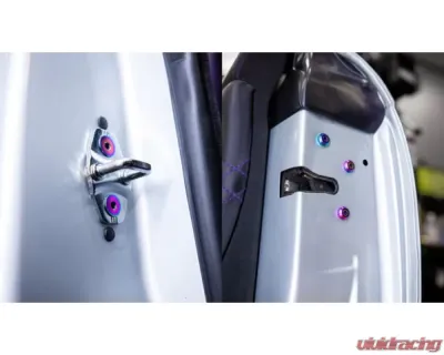 Dress Up Bolts Titanium Hardware Door Kit BMW E46 M3 2000-2006 - BMW-026-Ti-TB