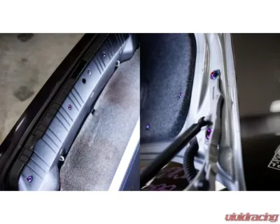 Dress Up Bolts Stage 1 Titanium Hardware Trunk Kit BMW E46 M3 2000-2006 - BMW-027-Ti-GLD