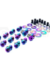 Dress Up Bolts Stage 2 Titanium Hardware Trunk Kit BMW E46 M3 2000-2006                                     - BMW-028-Ti-BLU - Image 2