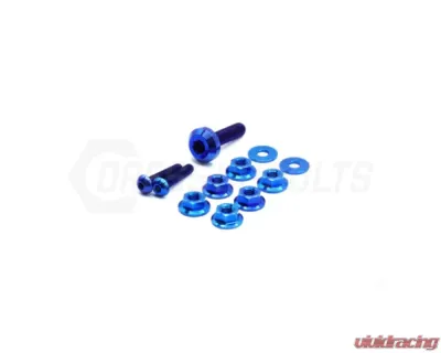 Dress Up Bolts Titanium Hardware Throttle Body Kit BMW S54B32 Engine - BMW-031-Ti-BLK