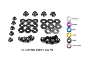Dress Up Bolts Titanium Engine Bay Kit Chevrolet Corvette C5 | Z06 1997-2004