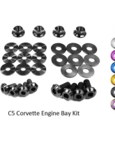 Dress Up Bolts Titanium Engine Bay Kit Chevrolet Corvette C5 | Z06 1997-2004                                     - CHE-002-Ti-BLK - Image 6