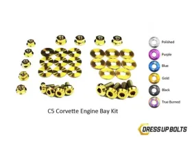 Dress Up Bolts Titanium Engine Bay Kit Chevrolet Corvette C5 | Z06 1997-2004