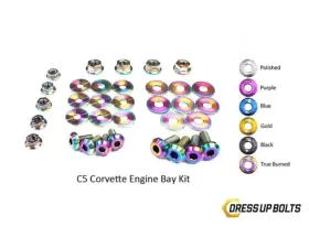 Dress Up Bolts Titanium Engine Bay Kit Chevrolet Corvette C5 | Z06 1997-2004