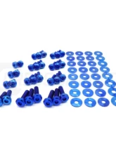 Dress Up Bolts Stage 1 Titanium Hardware Engine Bay Kit Chevrolet Camaro 2016+                                     - CHE-004-Ti-BLU - Image 3