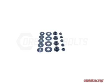 Dress Up Bolts Titanium Hardware Vented Hood Kit Chevrolet Camaro 2019+ - CHE-007-Ti-BLK