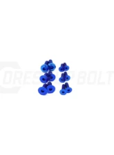 Dress Up Bolts Titanium Hardware Door Kit Chevrolet Camaro 2016+                                     - CHE-008-Ti-BLU - Image 3