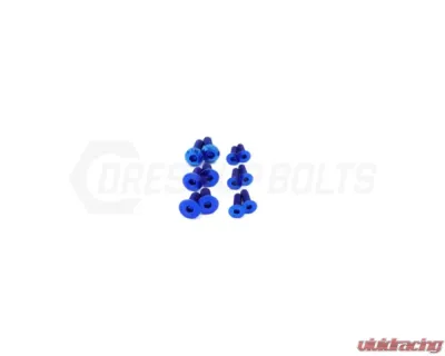 Dress Up Bolts Titanium Hardware Door Kit Chevrolet Camaro 2016+ - CHE-008-Ti-BLU