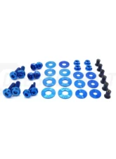 Dress Up Bolts Stage 2 Titanium Hardware Trunk Kit Chevrolet Camaro 2016+                                     - CHE-010-Ti-BLU - Image 3