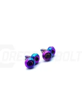 Dress Up Bolts Titanium Hardware Fuel Door Kit Chevrolet Corvette C6 2005-2013                                     - CHE-017-Ti-GLD - Image 2