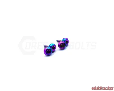 Dress Up Bolts Titanium Hardware Fuel Door Kit Chevrolet Corvette C6 2005-2013 - CHE-017-Ti-GLD