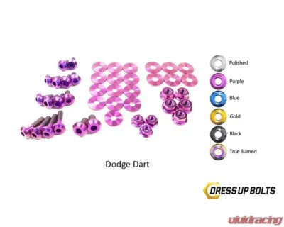 Dress Up Bolts Titanium Engine Bay Kit Dodge Dart 2013-2016 - DOD-002-Ti-PRP