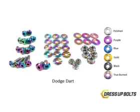 Dress Up Bolts Titanium Engine Bay Kit Dodge Dart 2013-2016