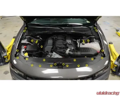 Dress Up Bolts Stage 1 Titanium Hardware Engine Bay Kit Dodge Charger 2015-2021 - DOD-003-Ti-GLD