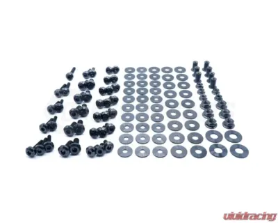Dress Up Bolts Stage 2 Titanium Hardware Engine Bay Kit Dodge Charger 2015-2021 - DOD-004-Ti-BLK