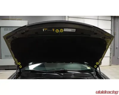 Dress Up Bolts Stage 2 Titanium Hardware Engine Bay Kit Dodge Charger 2015-2021 - DOD-004-Ti-BLU