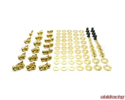 Dress Up Bolts Stage 2 Titanium Hardware Engine Bay Kit Dodge Charger 2015-2021 - DOD-004-Ti-GLD