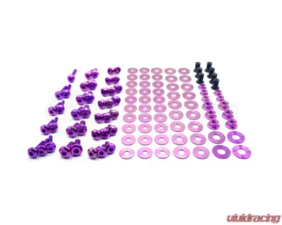 Dress Up Bolts Stage 2 Titanium Hardware Engine Bay Kit Dodge Charger 2015-2021 - DOD-004-Ti-PRP
