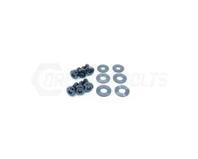 Dress Up Bolts Titanium Hardware Hood Kit Dodge Charger 2015-2021