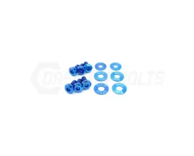 Dress Up Bolts Titanium Hardware Hood Kit Dodge Charger 2015-2021