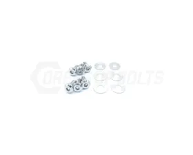 Dress Up Bolts Titanium Hardware Hood Kit Dodge Charger 2015-2021