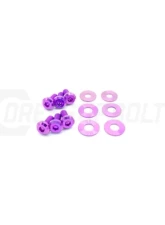 Dress Up Bolts Titanium Hardware Hood Kit Dodge Charger 2015-2021                                     - DOD-005-Ti-PRP - Image 3
