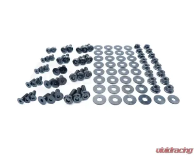 Dress Up Bolts Titanium Hardware Door Kit Dodge Charger 2015-2021 - DOD-006-Ti-BLK