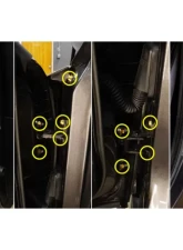 Dress Up Bolts Titanium Hardware Door Kit Dodge Charger 2015-2021                                     - DOD-006-Ti-GLD - Image 3