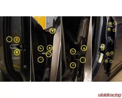 Dress Up Bolts Titanium Hardware Door Kit Dodge Charger 2015-2021 - DOD-006-Ti-GLD