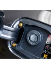 Dress Up Bolts Titanium Hardware Fuel Door Kit Dodge Charger 2015-2021                                     - DOD-007-Ti-TB - Image 2