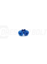Dress Up Bolts Titanium Hardware Fuel Door Kit Dodge Charger 2015-2021                                     - DOD-007-Ti-BLU - Image 3