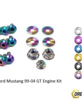 Dress Up Bolts Titanium Engine Kit Ford Mustang GT 1999-2004                                     - FOR-009-Ti-TB - Image 2
