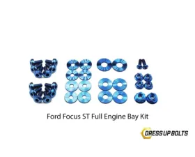 Dress Up Bolts Titanium Engine Bay Kit Ford Focus ST 2015-2018
