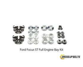 Dress Up Bolts Titanium Engine Bay Kit Ford Focus ST 2015-2018