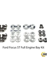 Dress Up Bolts Titanium Engine Bay Kit Ford Focus ST 2015-2018                                     - FOR-012-Ti-POL - Image 2