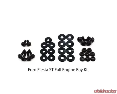 Dress Up Bolts Titanium Engine Bay Kit Ford Fiesta ST 2013-2018 - FOR-013-Ti-BLK