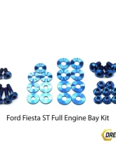 Dress Up Bolts Titanium Engine Bay Kit Ford Fiesta ST 2013-2018                                     - FOR-013-Ti-BLU - Image 2