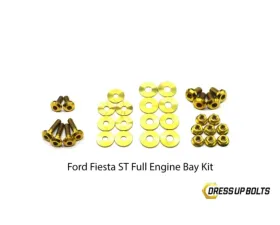 Dress Up Bolts Titanium Engine Bay Kit Ford Fiesta ST 2013-2018